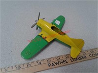 Vintage Hubley kiddie toy metal plane airplane