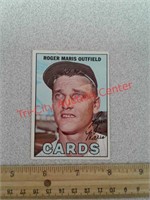 1967 Topps Rodger Maris baseball card