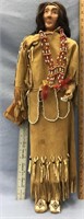 American native doll, 27" tall          (k 130)