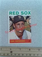 1964 Topps Carl Yastrzemski baseball card, third