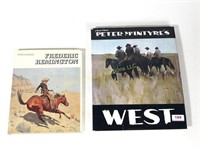 Lot of Two Art Books on the American West