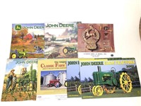 Lot of Seven John Deere and Tractor Calendars