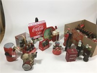 Box lot: assorted Coca Cola items