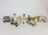 Box: assorted ceramic items