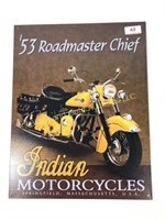 12 x 16 Indian Motorcycles Metal Sign