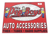 12 x 16 Pep Boys Auto Accessories Metal Sign