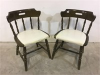Pair of Two Dining Chairs Had in