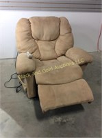 Pride Mobility Suede Power Recliner.