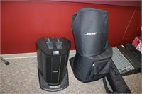 2 Bose speakers tone master with stands