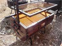 4 PC COFFIN BARREL 3' BBQ PIT