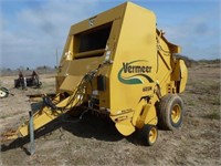 VERMEER 605M ROUND BALER W/NET WRAP