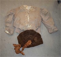 Antique Victorian Blouse and Bonnet