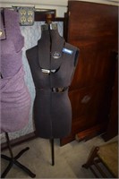 Vtg Acme Dress Form on Iron Stand