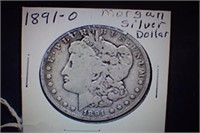1891o Morgan Silver Dollar