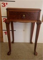 Klamer Furniture Mahogany Side Table with Drawer