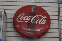Vtg Metal Coca Cola Button Advertising Piece