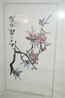Framed Chinese print with