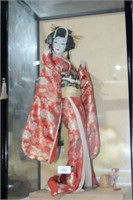 Tall vintage Japanese doll,