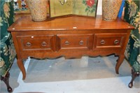 French style cherrywood low buffet