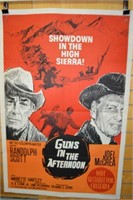 Original movie poster, 'Guns in the Afternoon',
