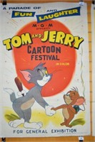 Original movie poster, 'Tom & Jerry Cartoon