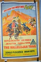 Original movie poster, 'The Hallelujah Trail',