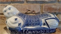 Chinese Porcelain  Buddha Baby Pillow Figurine