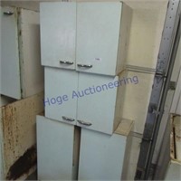 4 metal cabinets