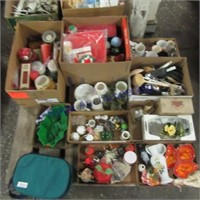 Utensils, Christmas items, used candles
