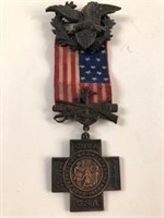 Spanish American War Veteran Military Pin