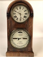 Rare 1862 Ithaca Calendar Clock w/ Original Dials