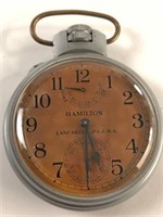 "Hamilton" Railroad Pocket Watch, Lancaster PA.