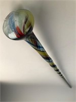 Fab.Multi-Color Hollow Swirled Glass Cane Baton