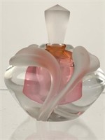William Glasner signed Glass Perfume Bottle