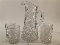 ABP Water Set with 9-1/4" Pitcher & 4 Tumblers