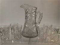 ABP Water Set with 10-1/2" Pitcher & 6 Tumblers