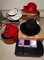 Ladies hat lot: large Qty of hats: Several new: