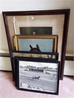(6) framed artworks, prints and photos: