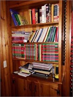 Large Qty of Cook Books and Book: