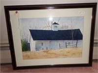 “The Stable” watercolor by Local Artist