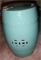 Ceramic Japanese turquois 18” garden
