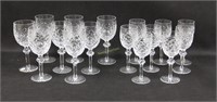 16 Waterford Powerscourt (8)Wine Glasses (8)Claret