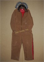 Carhartt Canvas Insulated Coveralls W Hood 46 S