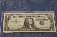 SILVER CERT 1957 DOLLAR