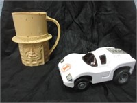 Mr. Peanut Head Cup & Tonka Toy Car