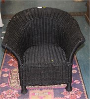 Wicker childs chair, 1930s