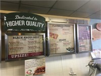 ~14' Illuminated Menu Board