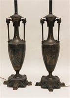 Pair Henry Cahieux (1825-1854) French Empire Urns