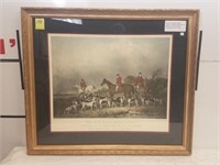 HAND COLORED "THE BERKSHIRE HUNT"