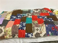 Hand Stitched Quilt has Some Tears